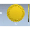 Ornate Round Medallion STL for CNC Routing
