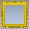 Baroque Square Frame STL - ornate 3D model for CNC carving
