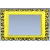Baroque Square Frame STL - ornate 3D model for CNC carving