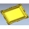 Aurelia Baroque Frame - STL 3D model for CNC milling