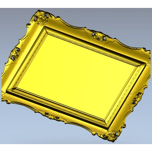 Aurelia Baroque Frame - STL 3D model for CNC milling