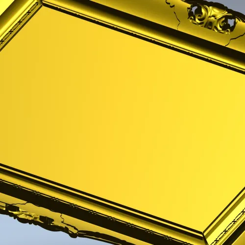 Aurelia Baroque Frame - STL 3D model for CNC milling