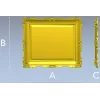 Aurelia Baroque Frame - STL 3D model for CNC milling