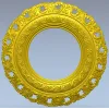 Рамка Виктория - круглая резная рамка STL для ЧПУ