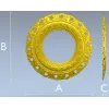 Рамка Виктория - круглая резная рамка STL для ЧПУ