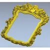 3D модель барочной рамки с ангелом в формате STL для ЧПУ
