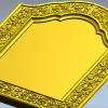 Киотная рамка с растительным орнаментом - STL для ЧПУ