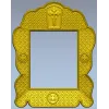 Orthodox Scalloped Frame - STL 3D Model for CNC Carving