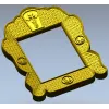 Orthodox Scalloped Frame - STL 3D Model for CNC Carving