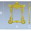 Барочная резная рамка - STL модель для ЧПУ