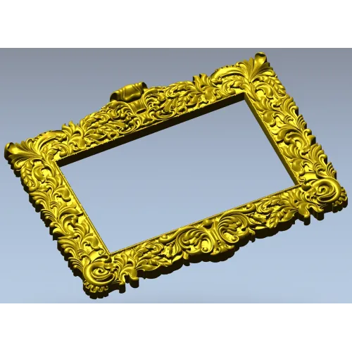 Барочная резная рама - 3D модель в формате STL для ЧПУ