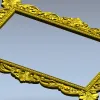 Ornate Baroque Frame STL for CNC