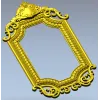 Барочная декоративная рамка STL для ЧПУ
