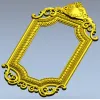 Барочная декоративная рамка STL для ЧПУ
