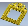 Shell Crest Acanthus Frame - STL 3D Model for CNC