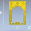 Vinecrest Arched Decorative Frame - STL 3D model for CNC milling