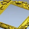 Барочная рама с атлантами и путти - STL модель для ЧПУ