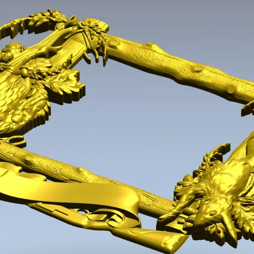 Охотничья рамка - 3D модель STL для ЧПУ