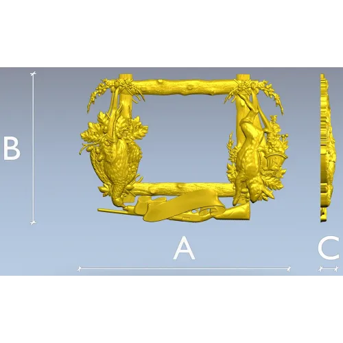 Охотничья рамка - 3D модель STL для ЧПУ