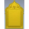 Ornate Trefoil Icon Frame STL for CNC