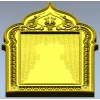 Ornate Trefoil Icon Frame STL for CNC