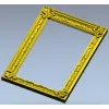 Рамка Элегия - 3D модель STL багета для ЧПУ