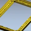 Рамка Элегия - 3D модель STL багета для ЧПУ