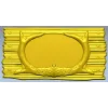Antler Oval Plaque - high-relief STL model for CNC