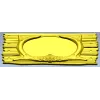 Antler Oval Plaque - high-relief STL model for CNC