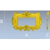 Baroque Ornamental Frame STL for CNC