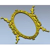 Овальная барочная рамка - 3D модель в формате STL для ЧПУ