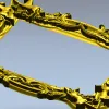 Резная барочная рамка - 3D модель в формате STL для ЧПУ