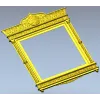 Резная рамка-киот в византийском стиле - STL модель для ЧПУ