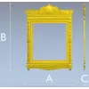 Резная рамка-киот в византийском стиле - STL модель для ЧПУ