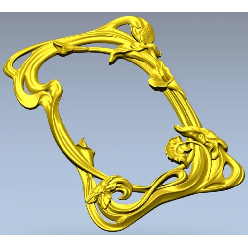 Aurelia Lily Frame - STL 3D model for CNC routing