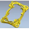 Aurelia Lily Frame - STL 3D model for CNC routing