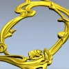 Aurelia Lily Frame - STL 3D model for CNC routing