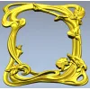 Aurelia Lily Frame - STL 3D model for CNC routing