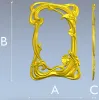 Aurelia Lily Frame - STL 3D model for CNC routing