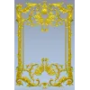 Baroque Ornamental Frame STL for CNC milling