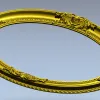 Овальная барочная рамка STL для ЧПУ