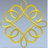 Decorative Ribbon Loop Frame STL for CNC