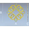 Decorative Ribbon Loop Frame STL for CNC
