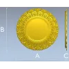 Круглая резная рамка "Акантус" - 3D модель в формате STL для ЧПУ