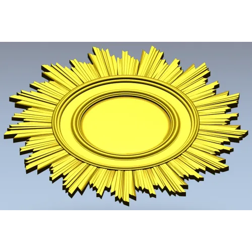 Солнечная розетка - 3D модель в формате STL для ЧПУ