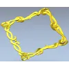 Floral Ribbon Square Frame - STL 3D Model for CNC Milling