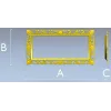 Rectangular Filigree Frame STL for CNC