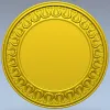 Классический круглый медальон - stl модель для ЧПУ