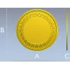 Классический круглый медальон - stl модель для ЧПУ
