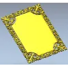 Рамка с классическим арабесковым орнаментом - 3D модель STL для ЧПУ